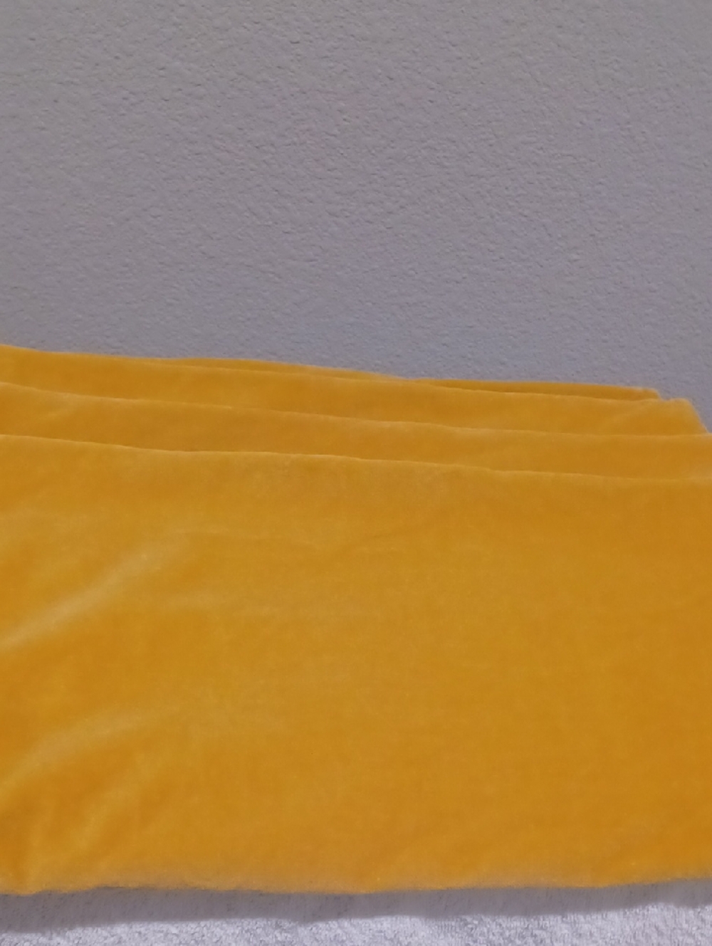 IKEA Sanda vibrant gold velour / velvet pillow covers 20x20 total of (4) four